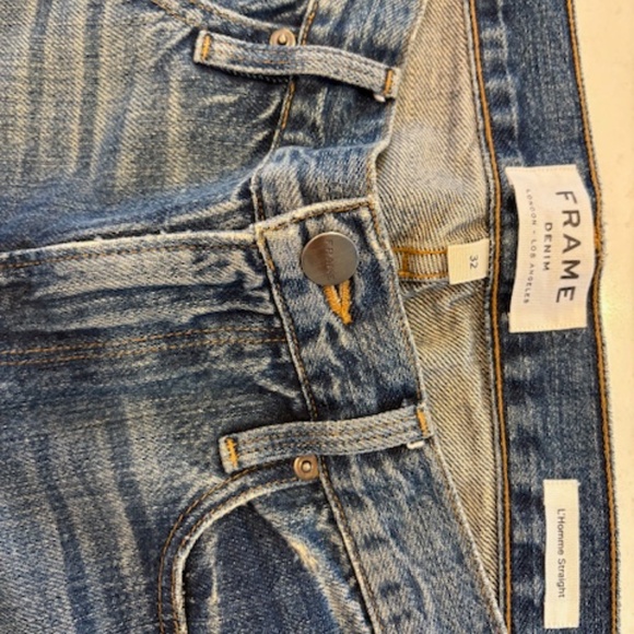 Frame Denim L'Homme Straight Jeans, Size 32 - Picture 3 of 8